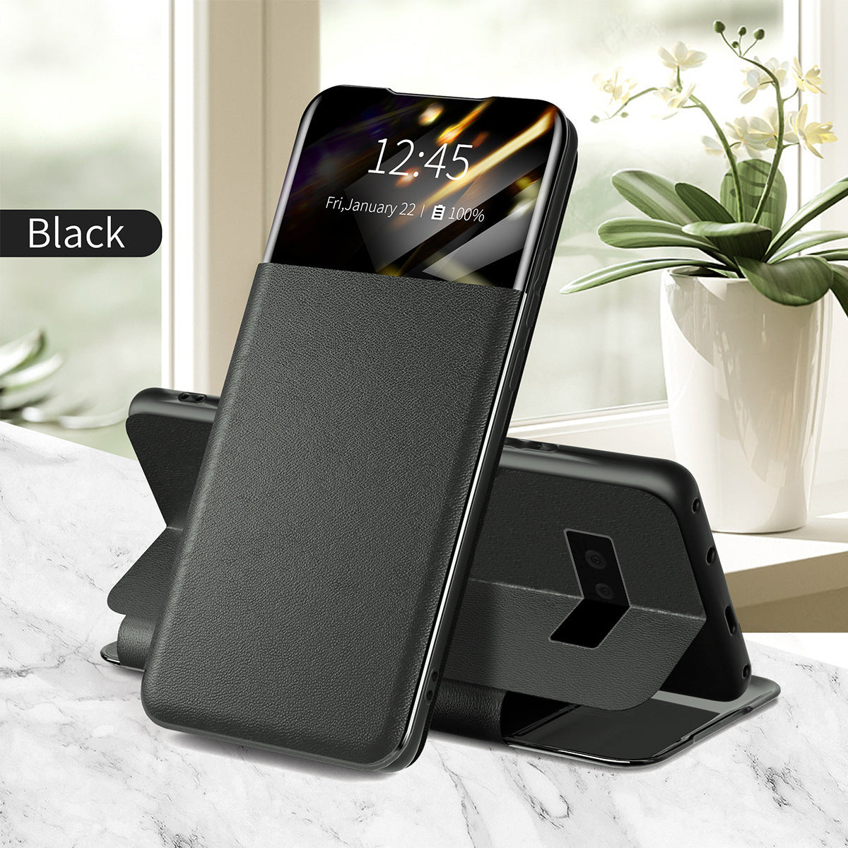 Aplicable a la funda protectora de cuero con tapa para tarjeta Pixel 6
