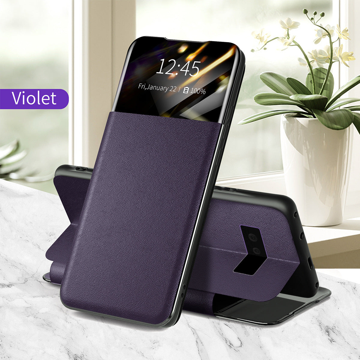 Aplicable a la funda protectora de cuero con tapa para tarjeta Pixel 6