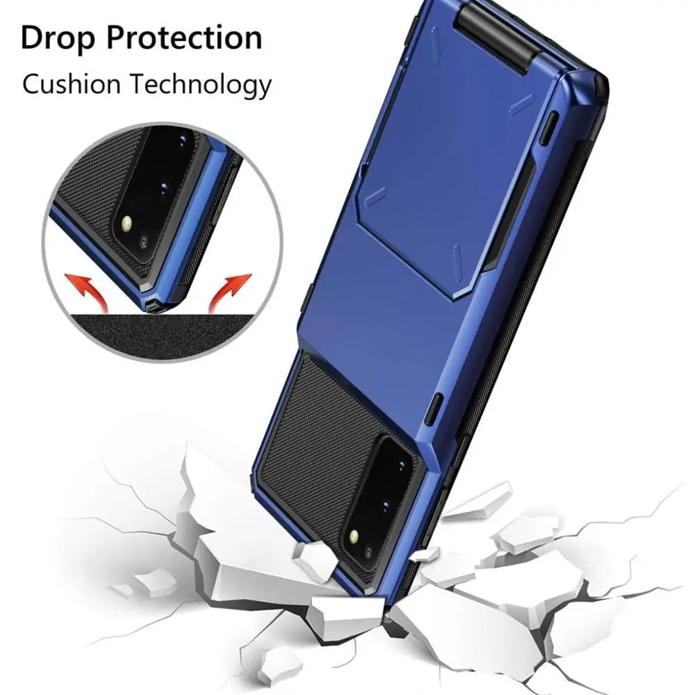 Funda tipo billetera para Samsung Galaxy S24 S23 Ultra Plus Cover Armor Card Slot