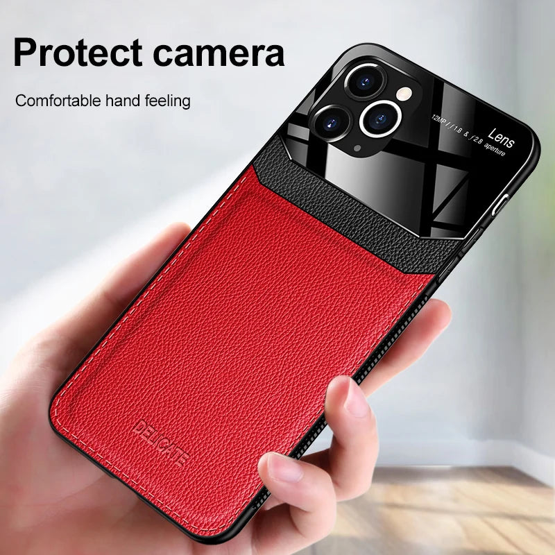 iPhone 15 14 13 12 112 Ultra Thin PU Leather Case