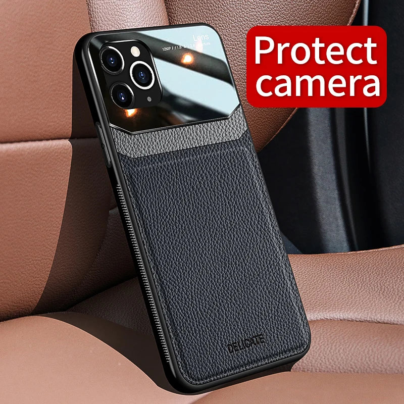 iPhone 15 14 13 12 112 Ultra Thin PU Leather Case