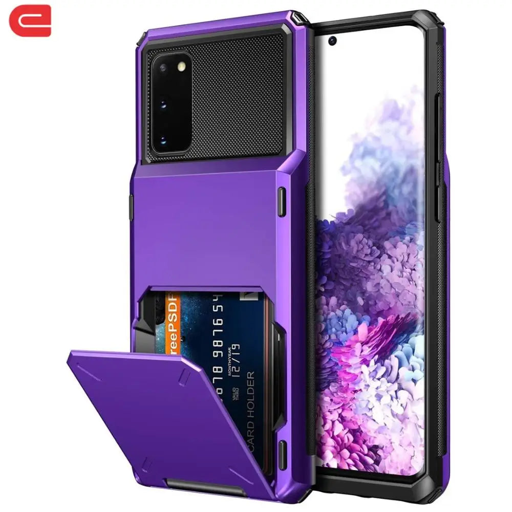 Funda tipo billetera para Samsung Galaxy S24 S23 Ultra Plus Cover Armor Card Slot