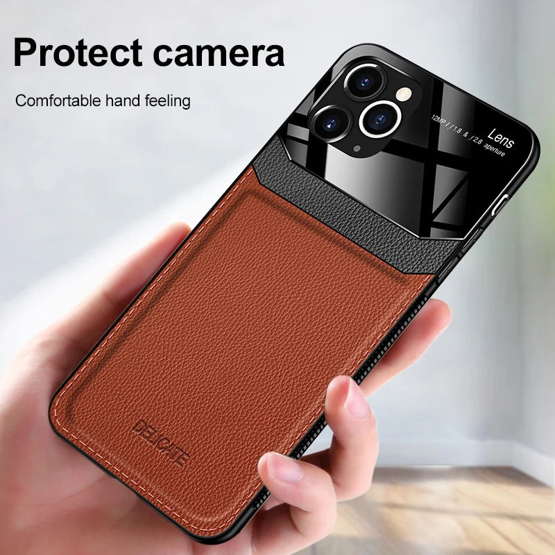 iPhone 15 14 13 12 112 Ultra Thin PU Leather Case