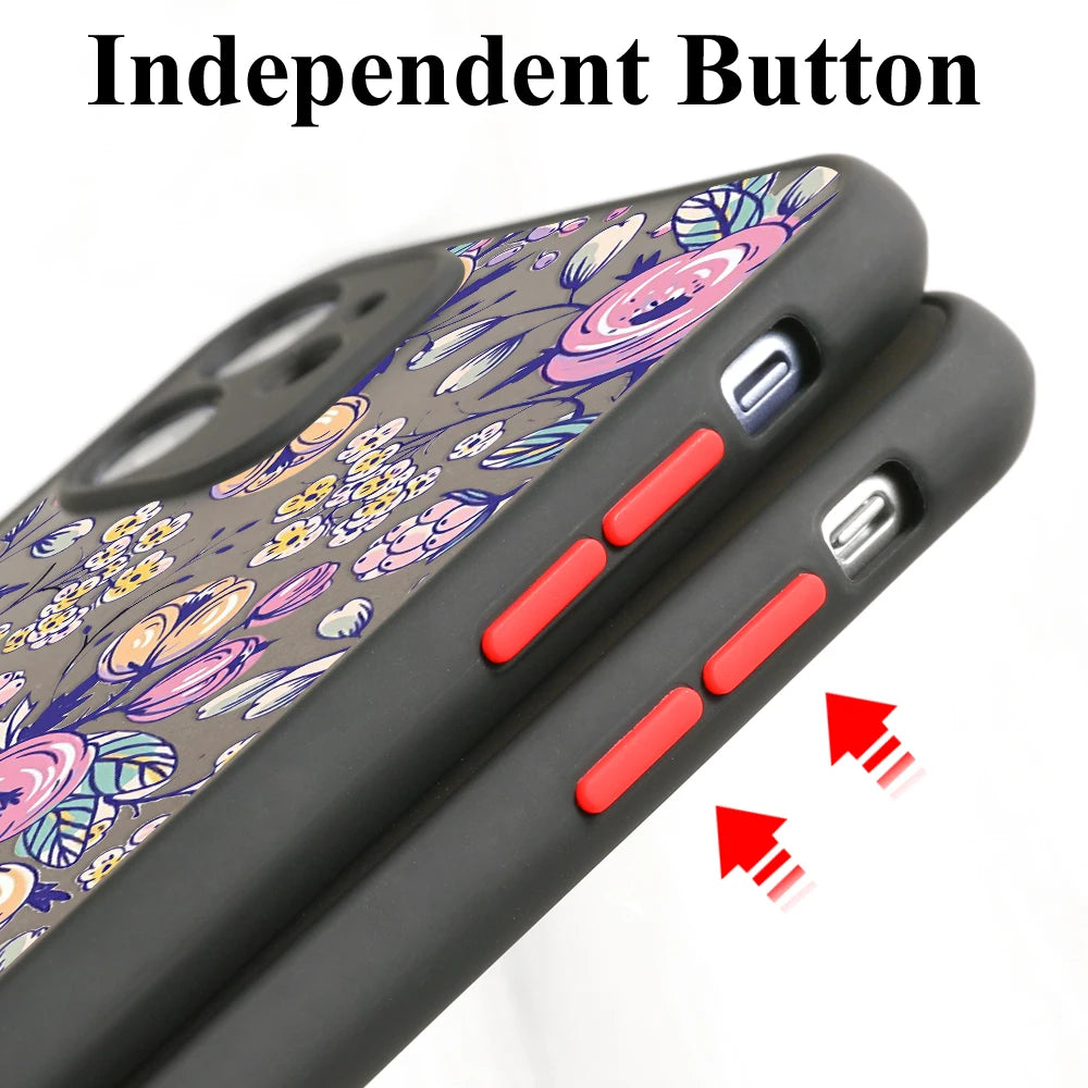 Samsung Galaxy A33 A34 A51 A52 A53 A54 Hard Matte Shockproof Case