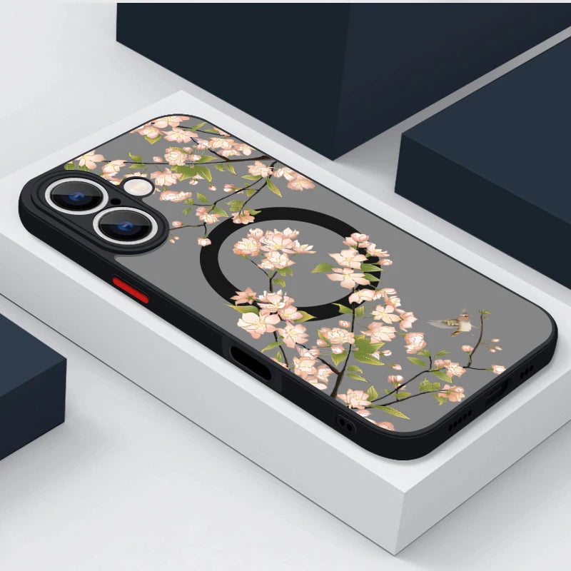 Flower Phone Case For iPhone 16 15 14 Pro Max