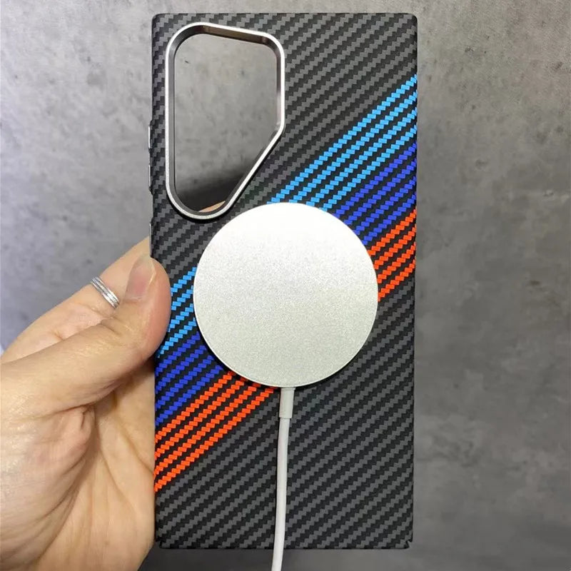 Magnetische Hülle für Samsung Galaxy S24 S23 S22 Ultra Plus