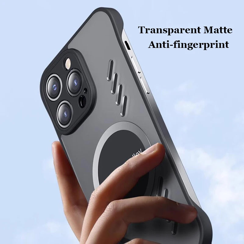 Funda protectora para iPhone 14, 13, 12, 11 Plus Pro Max con disipación de calor