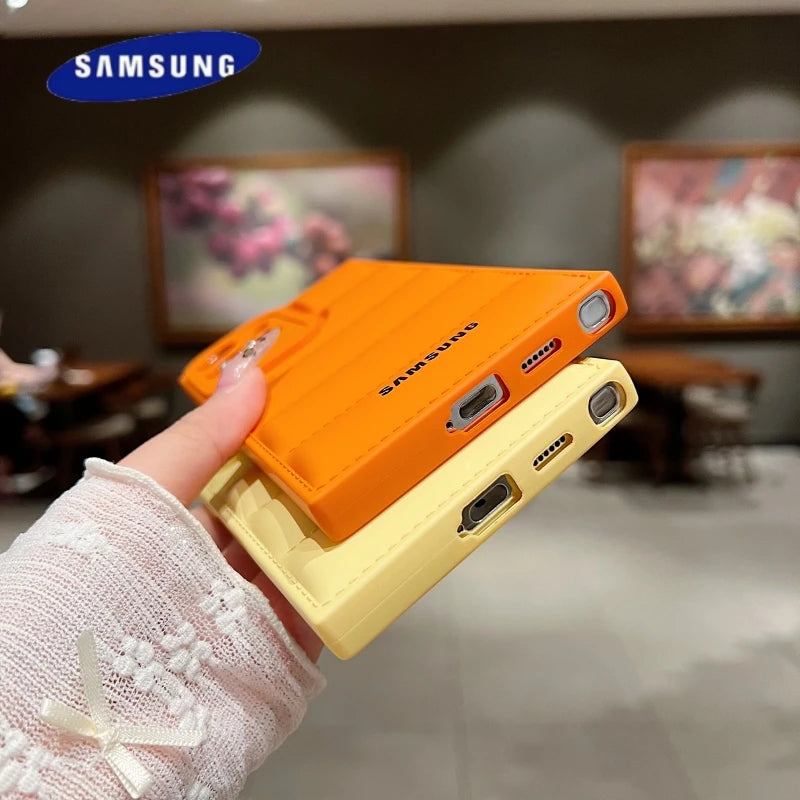 Wave Puffer Down Jacket Phone Case Samsung S25 S24 S23 S22