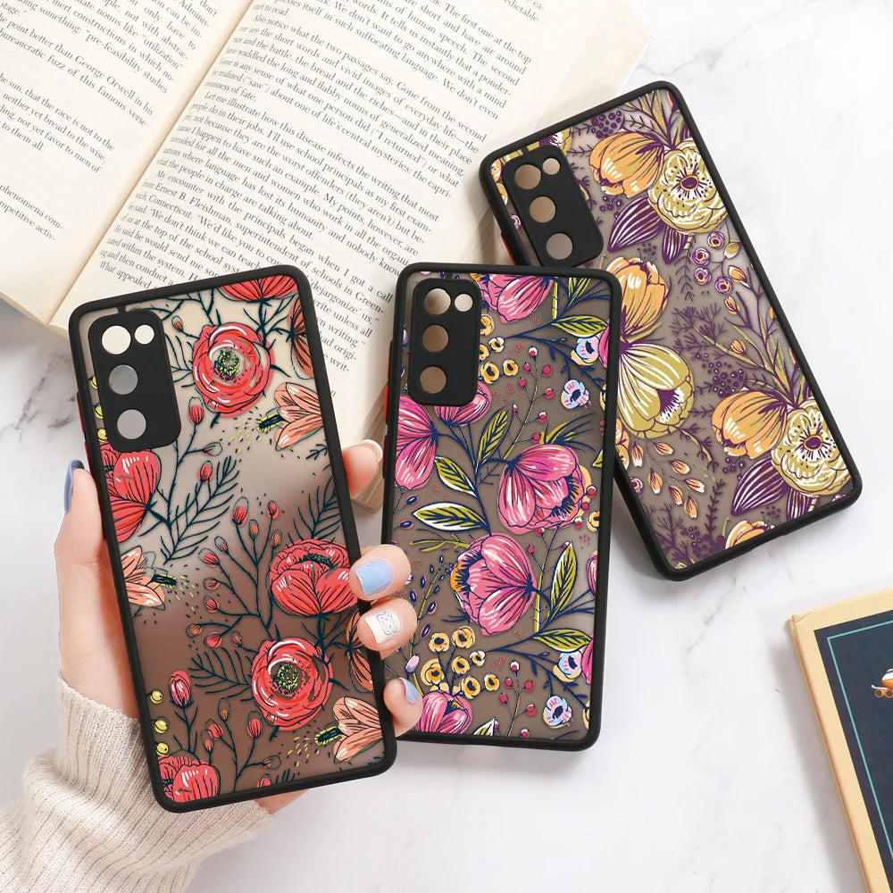 Samsung Galaxy A33 A34 A51 A52 A53 A54 Hard Matte Shockproof Case