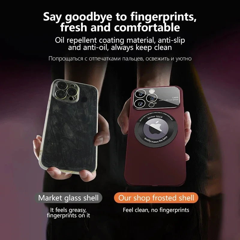 iPhone 15 14 13 12 11 Matte Magnetic Case