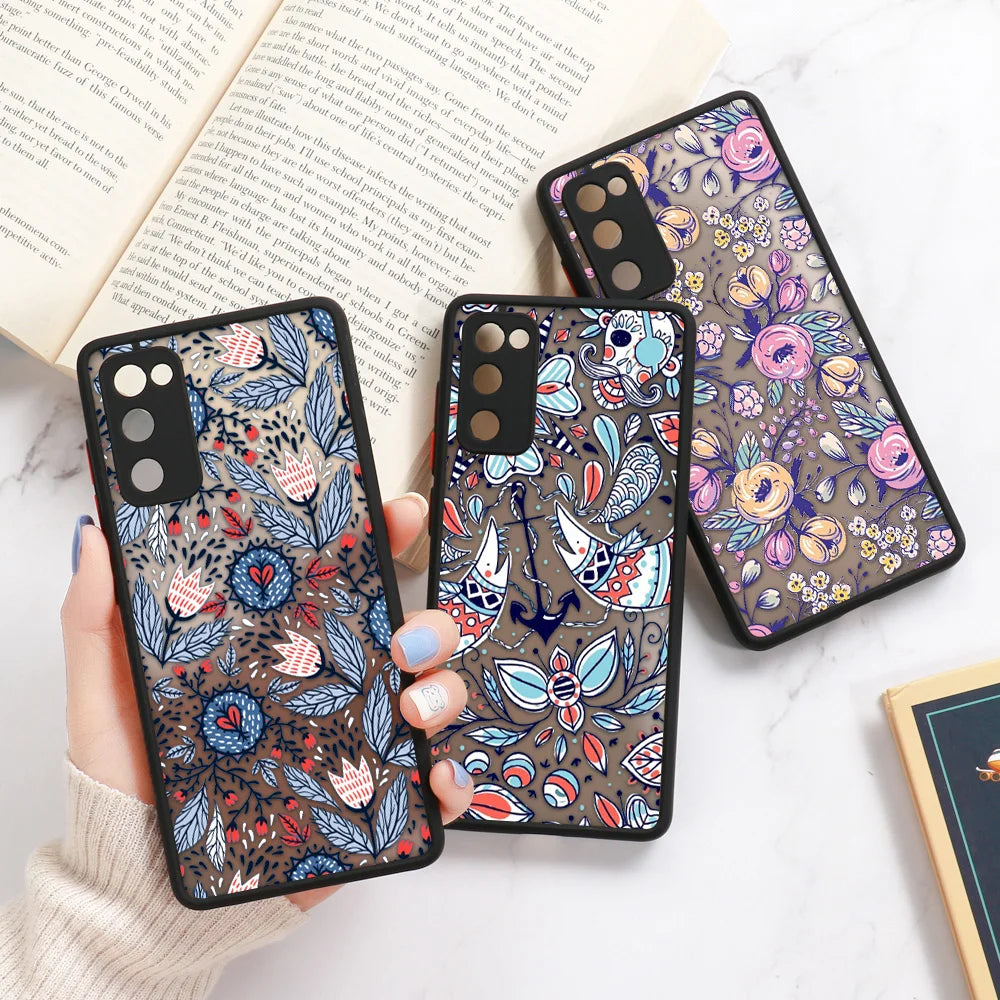 Samsung Galaxy A33 A34 A51 A52 A53 A54 Hard Matte Shockproof Case
