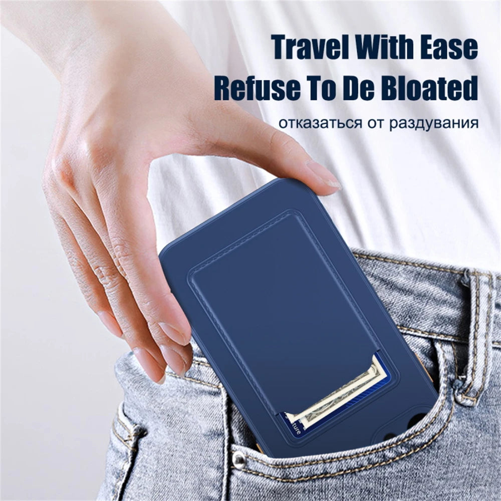 Funda de silicona suave de lujo con ranura para tarjeta, Funda para iPhone 15 14 Pro Max