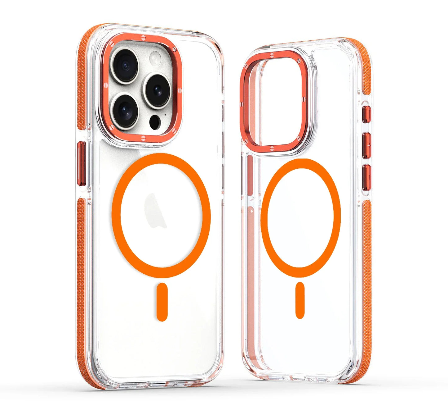 iPhone 15 14 13 Magsafe Wireless Charge Shockproof Clear Case