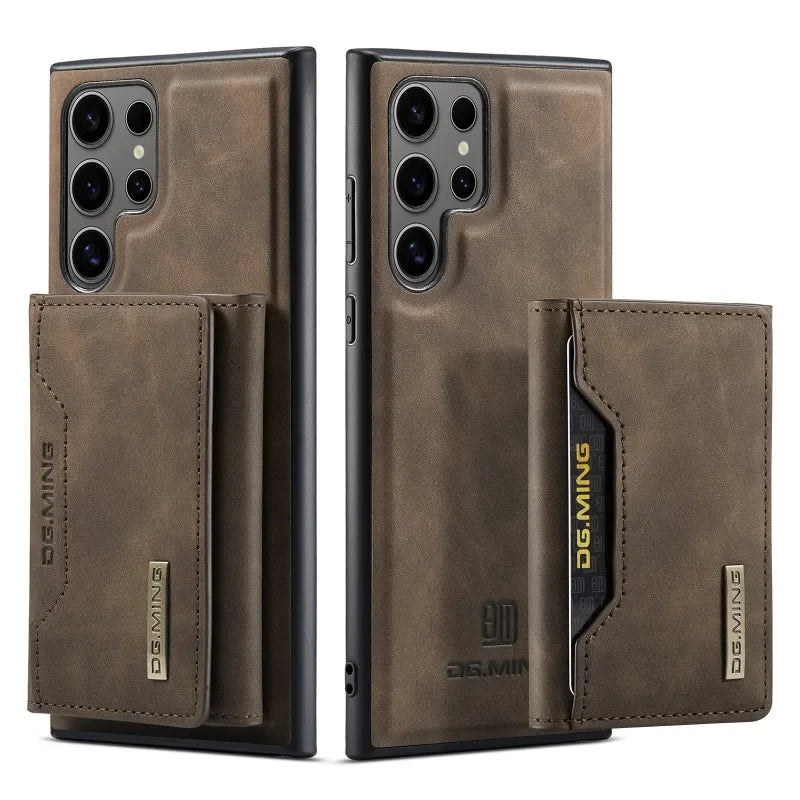 Funda para teléfono Samsung Galaxy A13 A14 A15 A24 A33 A34 A53 A54 A55 2 en 1 con tarjetero desmontable