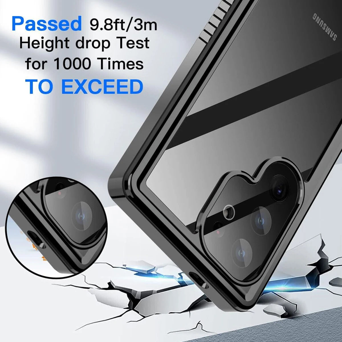 Samsung Galaxy A14 A34 A54 IP68 Waterproof Case