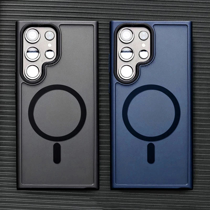 Funda magnética mate para Samsung Galaxy S24 S23 S22 S21 S20
