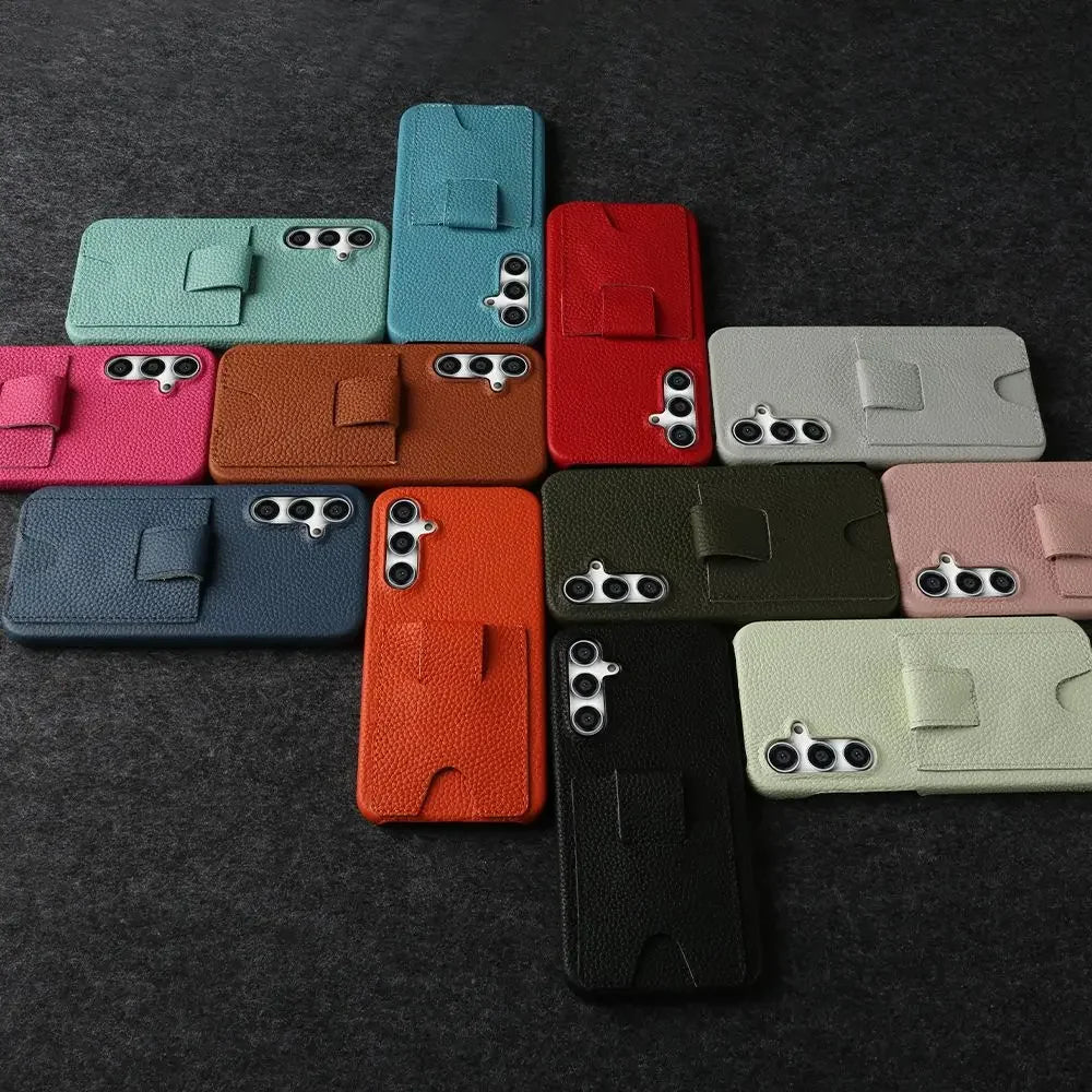 Ranura para tarjetero premium para Samsung Galaxy S24 S23 Ultra Plus FE