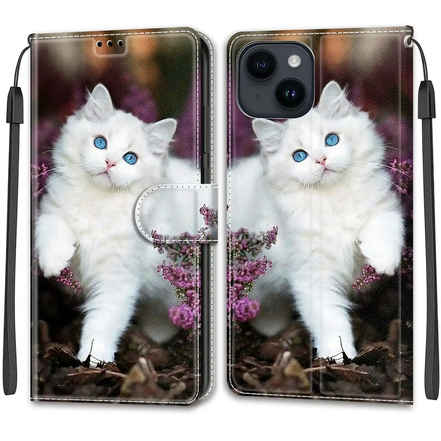 Funda tipo billetera con mariposa para Google Pixel 6 6A 6 Pro