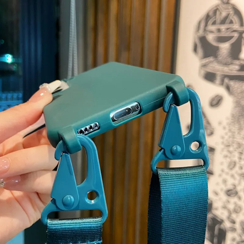 Samsung Galaxy A13 A14 A33 A34 A53 A54 Crossbody Strap Case