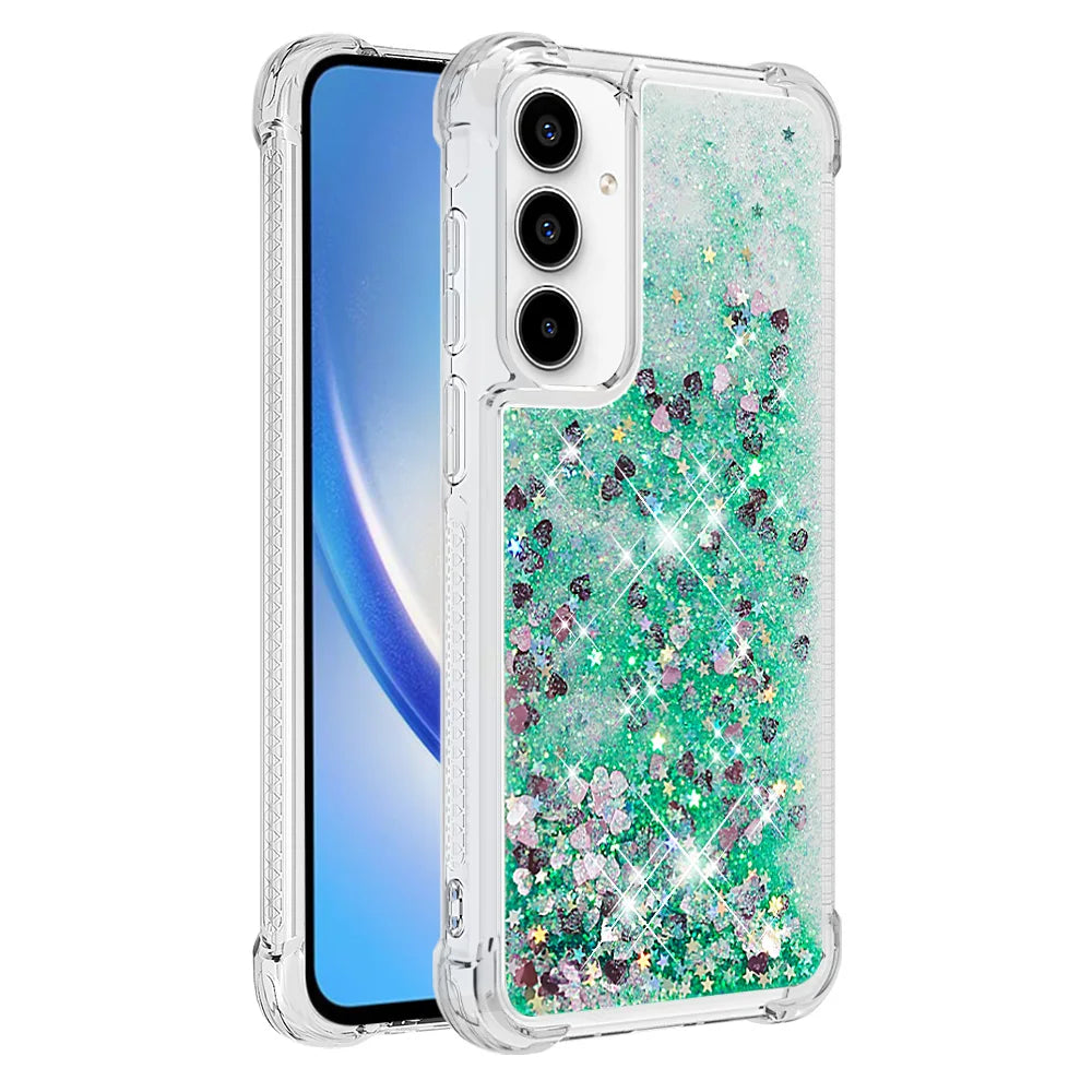 Samsung Galaxy A15 A25 A35 A55 Quicksand Glitter Case