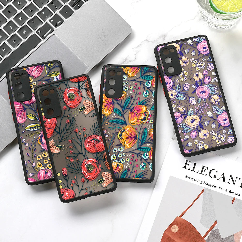 Samsung Galaxy A33 A34 A51 A52 A53 A54 Hard Matte Shockproof Case