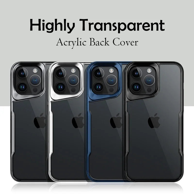 iPhone 15 14 13 12 11 Funda acrílica transparente