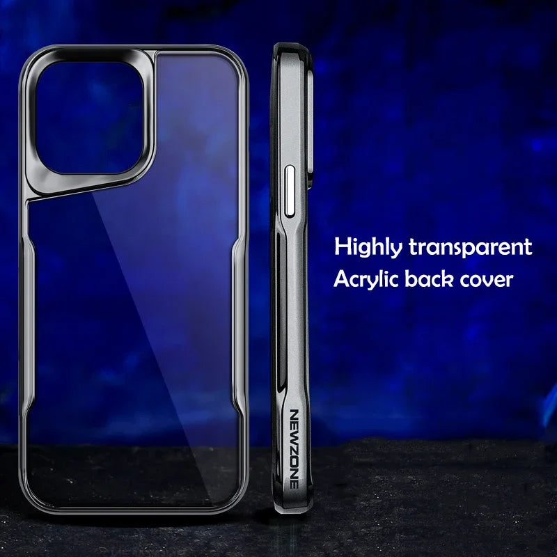 iPhone 15 14 13 12 11 Funda acrílica transparente