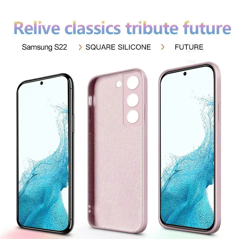 Silicona líquida para Samsung Galaxy S24 S23 S22 S21 Ultra Plus FE