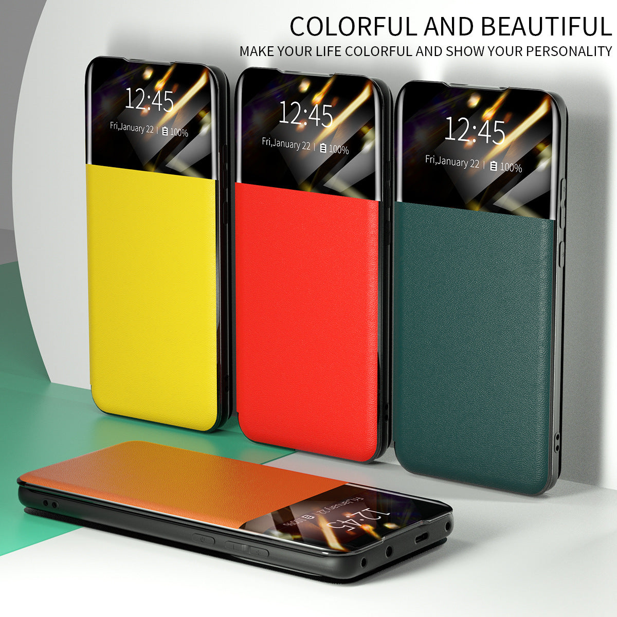 Aplicable a la funda protectora de cuero con tapa para tarjeta Pixel 6