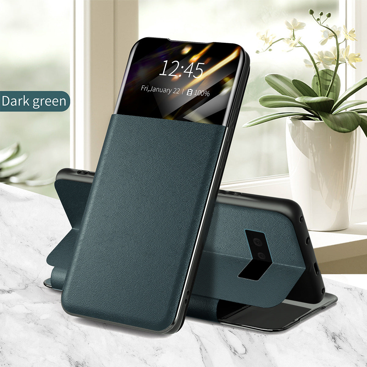 Aplicable a la funda protectora de cuero con tapa para tarjeta Pixel 6