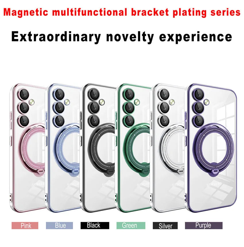 Samsung Galaxy  A12 A13 A14 A23 A24 A34 A52 A52S A54 360 Rotation Stand Ring  Magnetic Case