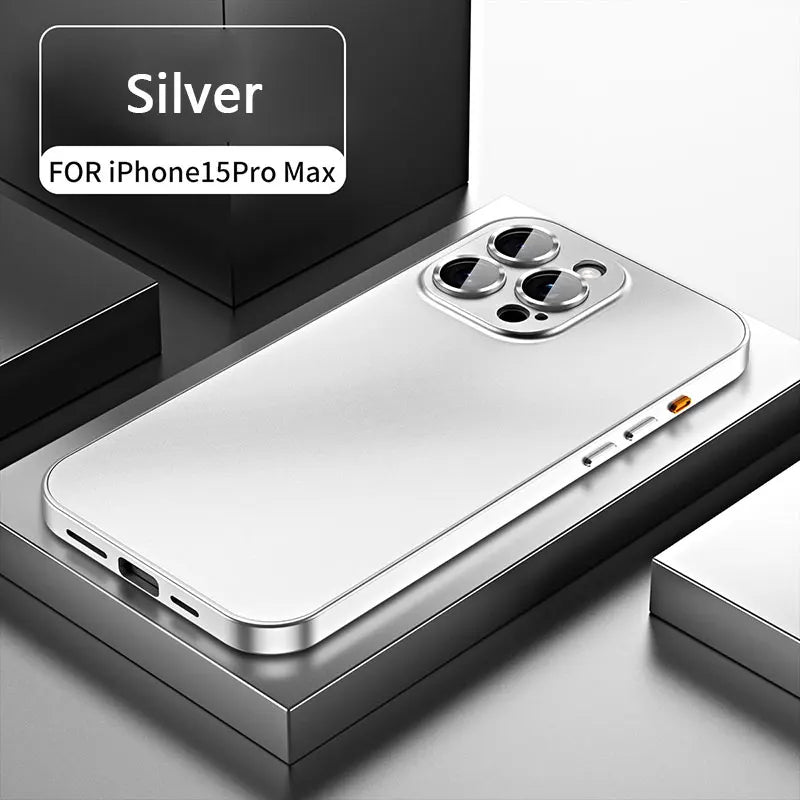 iPhone 15 14 Aluminum Metal Frame Magnetic Case