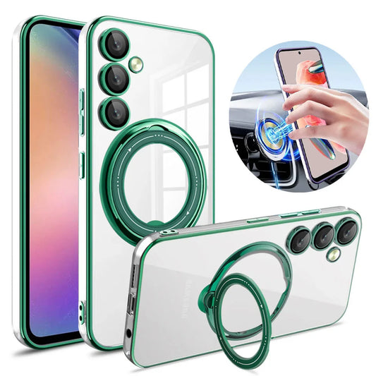 Samsung Galaxy  A12 A13 A14 A23 A24 A34 A52 A52S A54 360 Rotation Stand Ring  Magnetic Case