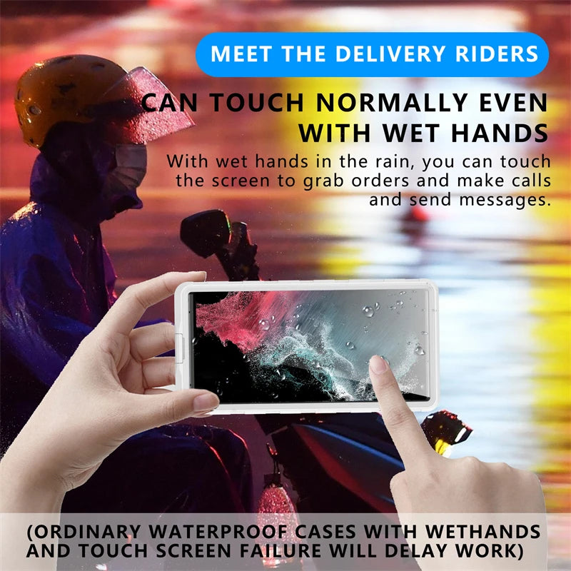 Samsung Galaxy S24 S23 S22 S21 S20 Waterproof Phone Case