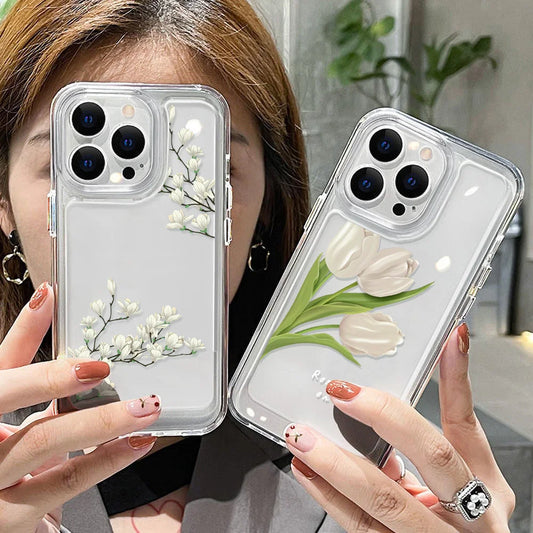 Samsung Galaxy S24 S23 S22 Floral Case