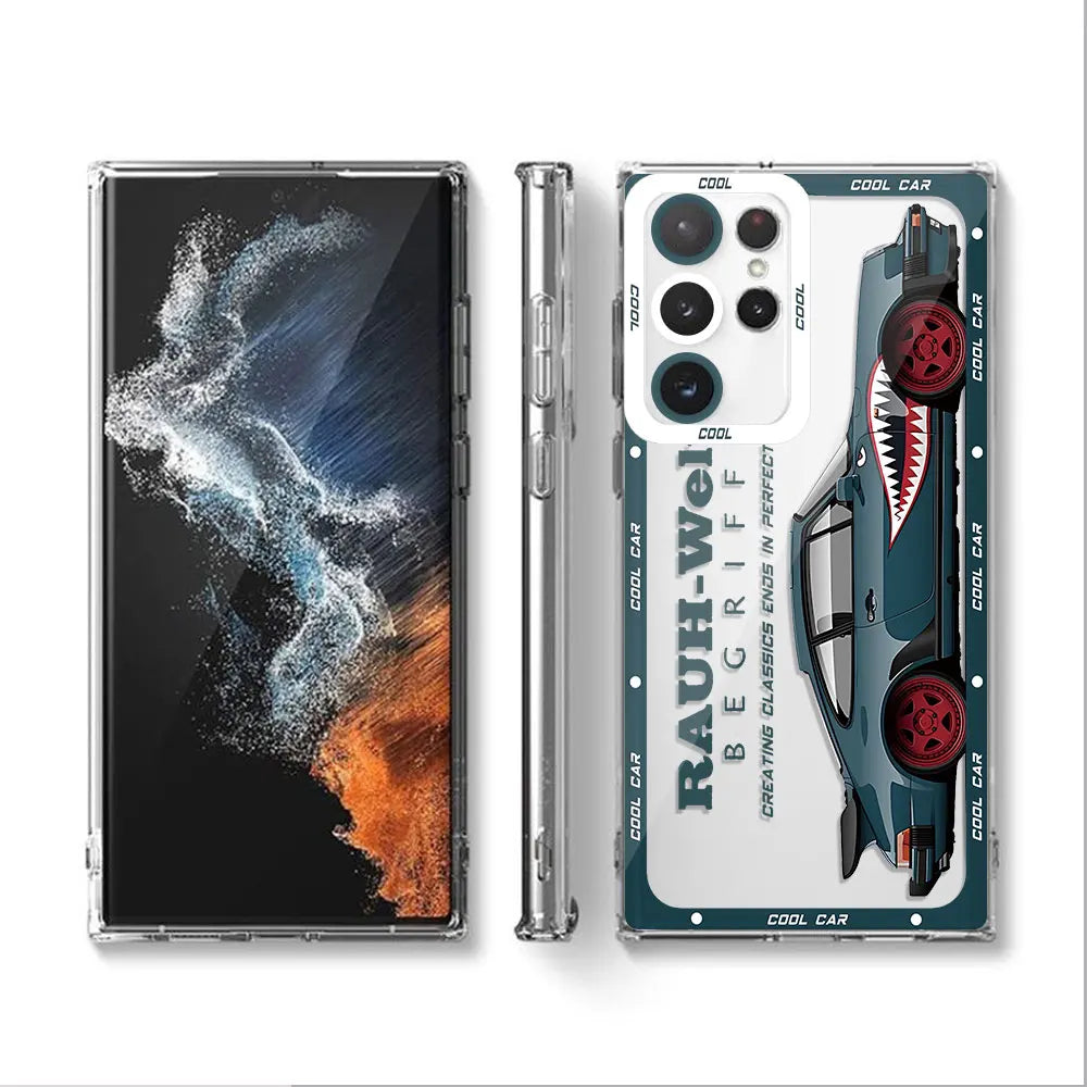 Samsung Galaxy S24 S23 S22 S21 S20 JDM Tokyo Drift Sports Car TPU Cover