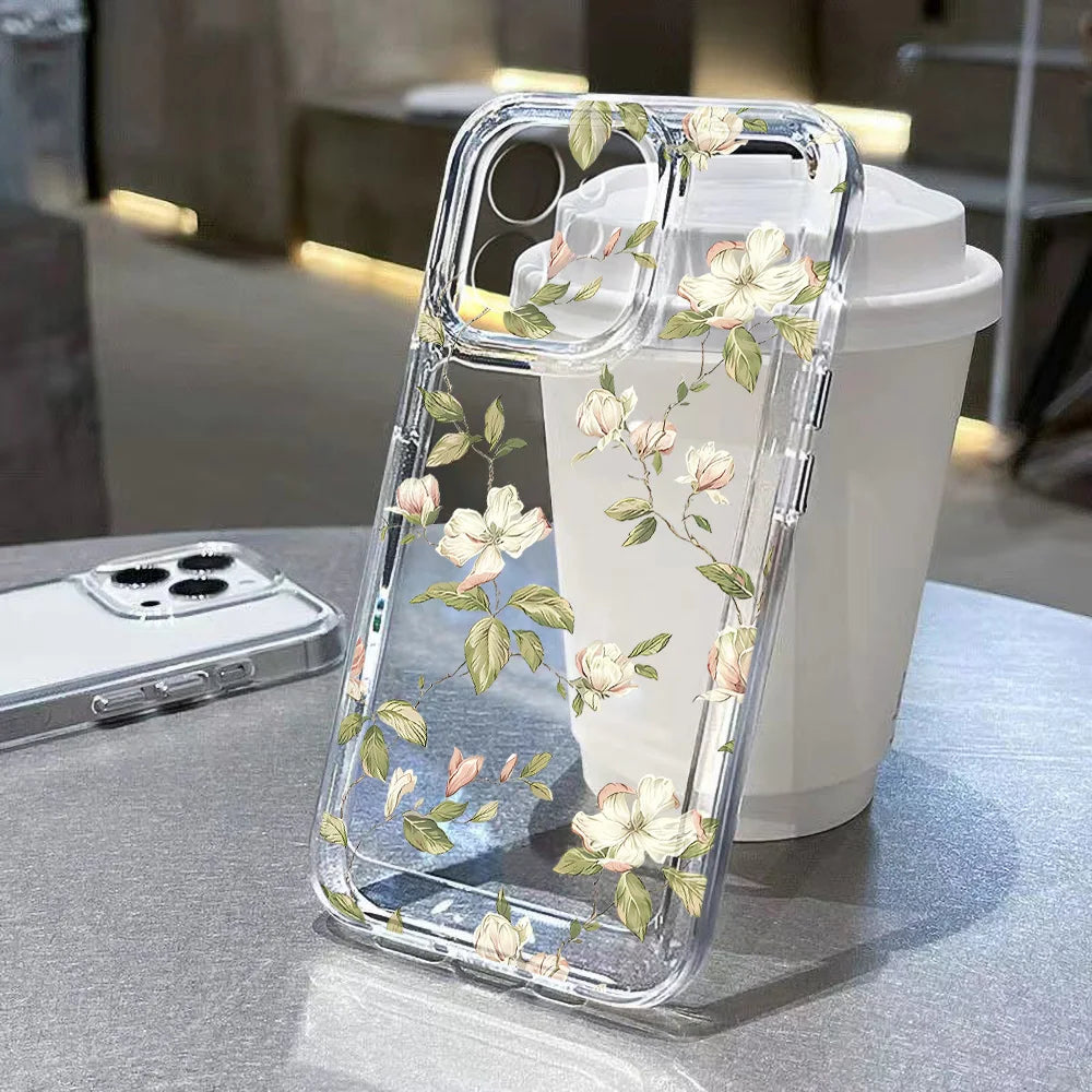 Flower Phone Case For iPhone 17 16 15