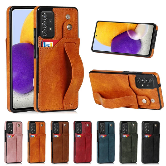 Samsung Galaxy A13 A32 A33 A52 A52s A53 A72 Leather Case Wallet Card Slot