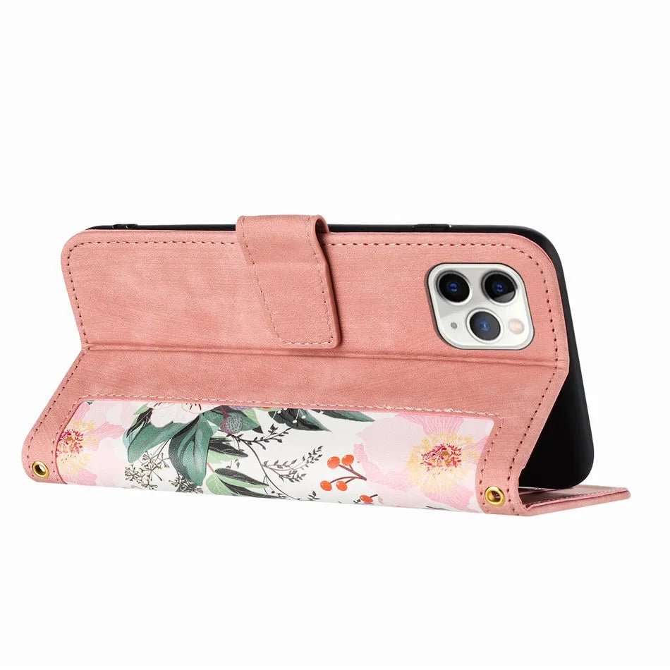 Google Pixel 8 7 6 Flower Flip Case