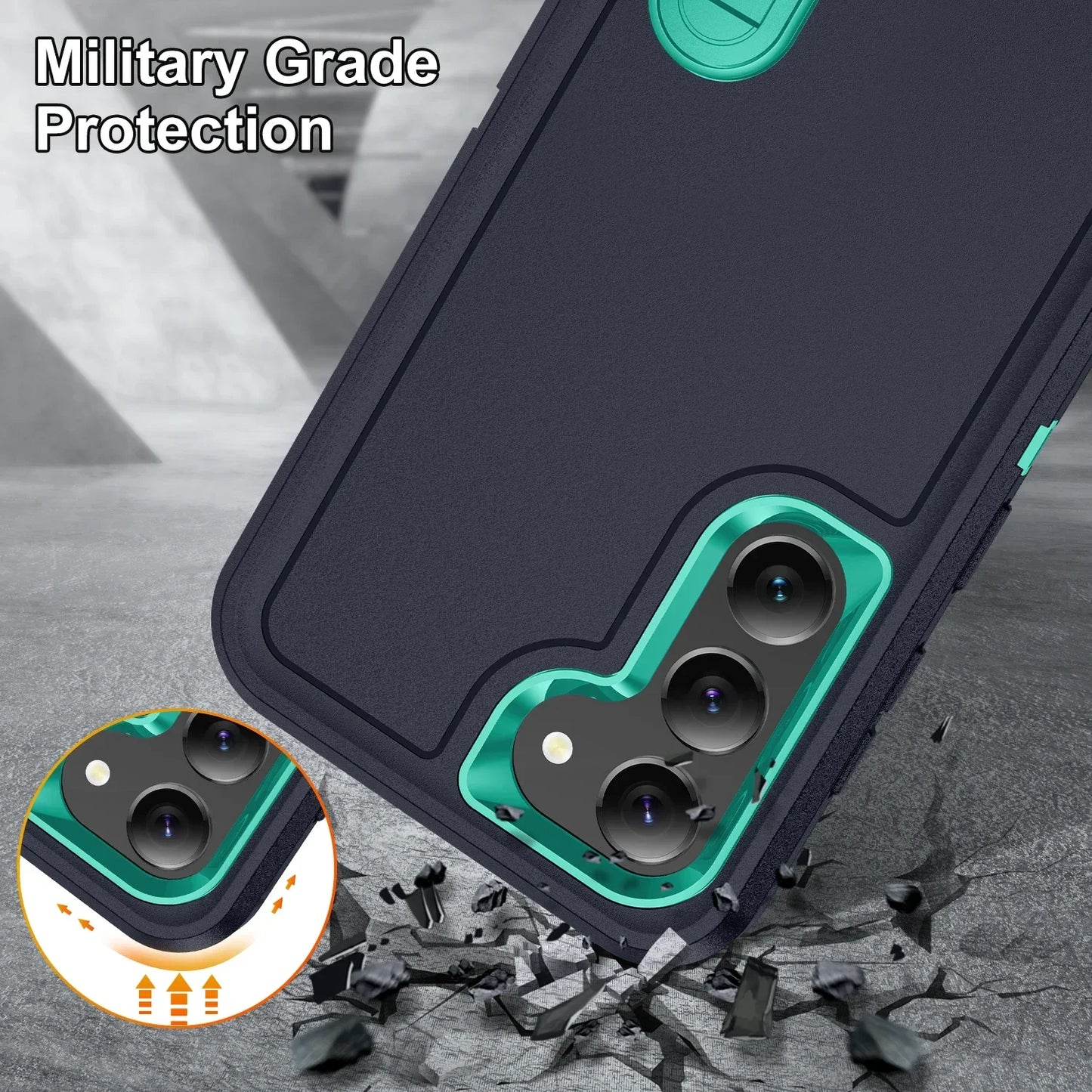 Samsung Galaxy S24 S23 S22 Anti-Slip Dual Layer Case