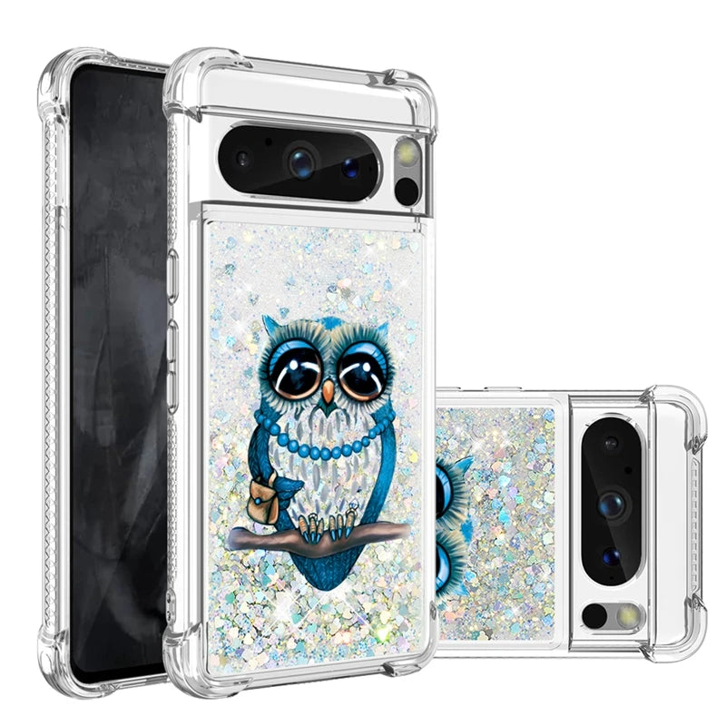 Google Pixel 8 7 Painted Pattern Liquid Case