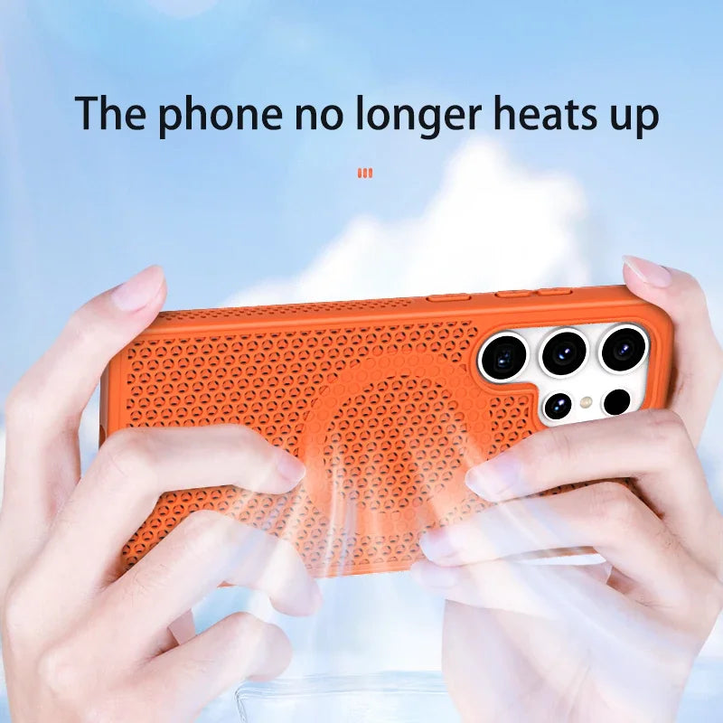 Samsung Galaxy S24 S23 S22 Magnetic Heat Dissipation Case