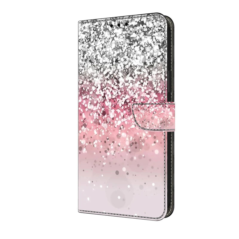 Samsung Galaxy S24 S23 S22 S21 Flip Leather Case