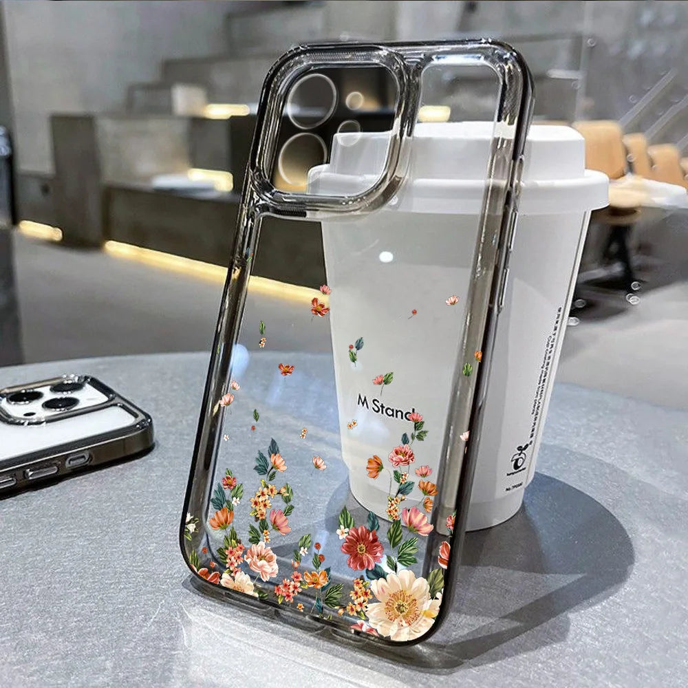 Flower Phone Case For iPhone 17 16 15