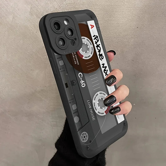 iPhone 14 13 12 11 Retro Tape Case