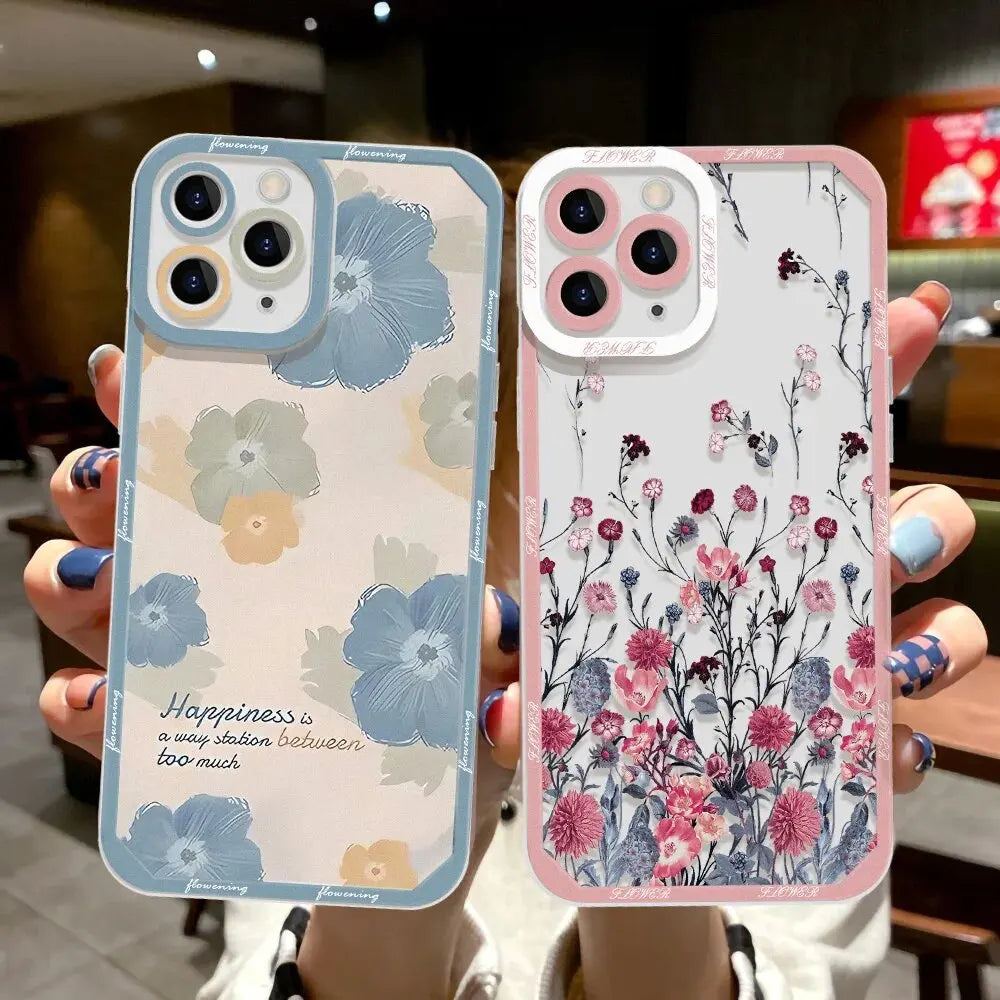 iPhone 15 14 Daisy Flowers Phone Case