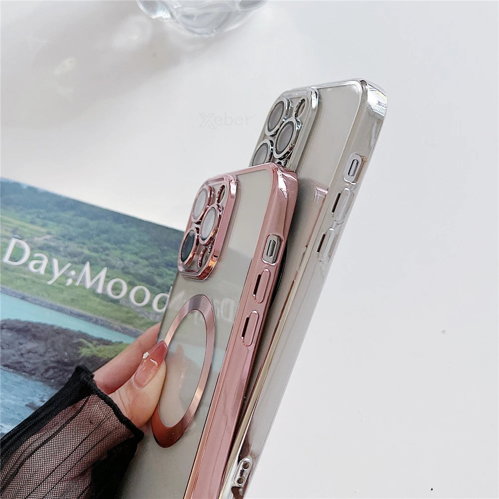 iPhone 15 14 13 Magnetic Wireless Charging Case