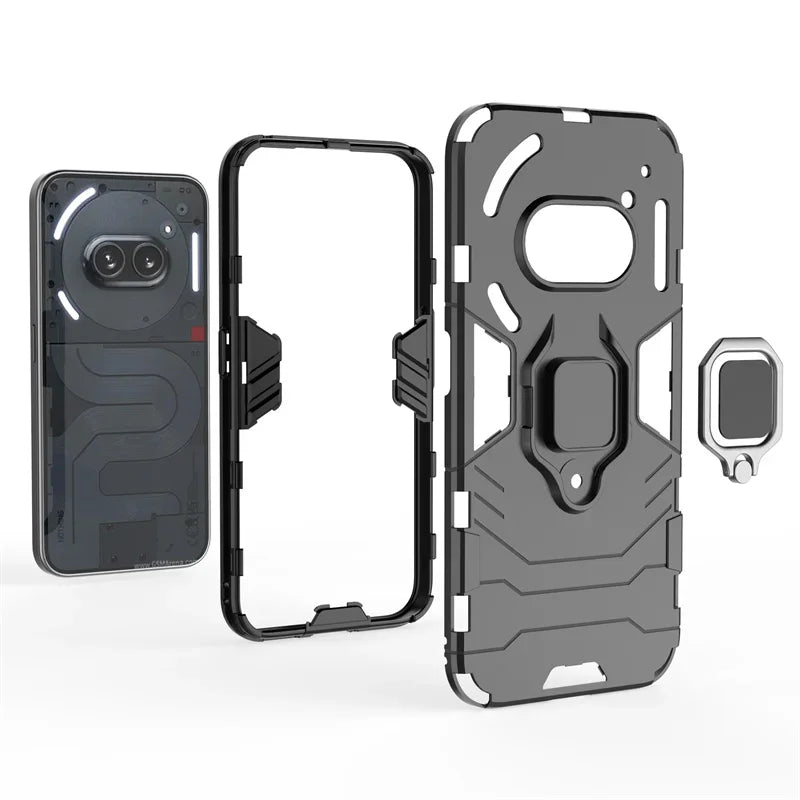 Nothing Phone 2/2a Protective Luxury Ring Armor Case