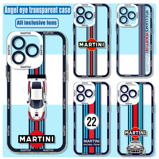 iPhone 15 14 Martini Racing Stripe Case