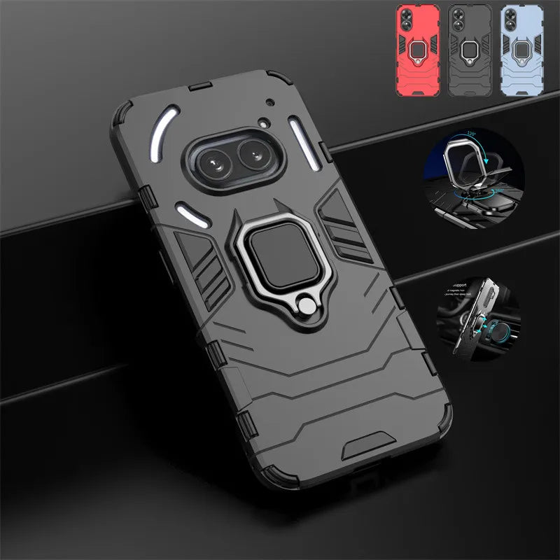 Nothing Phone 2/2a Protective Luxury Ring Armor Case